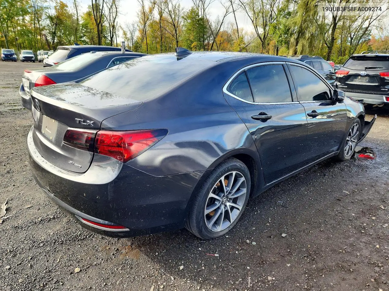 2015 ACURA TLX VIN 19UUB3F58FA009274 — фото 3