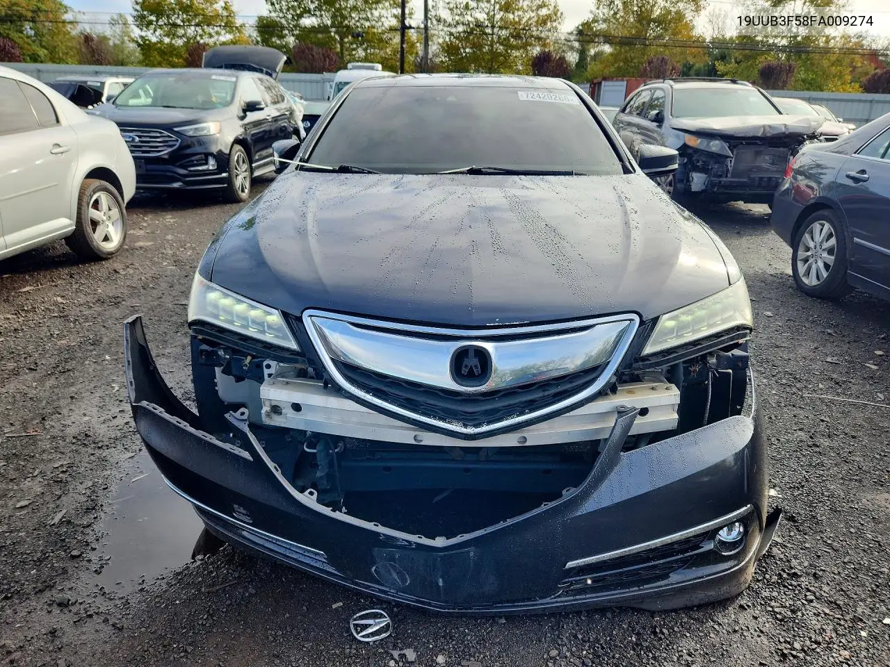 2015 ACURA TLX VIN 19UUB3F58FA009274 — фото 5