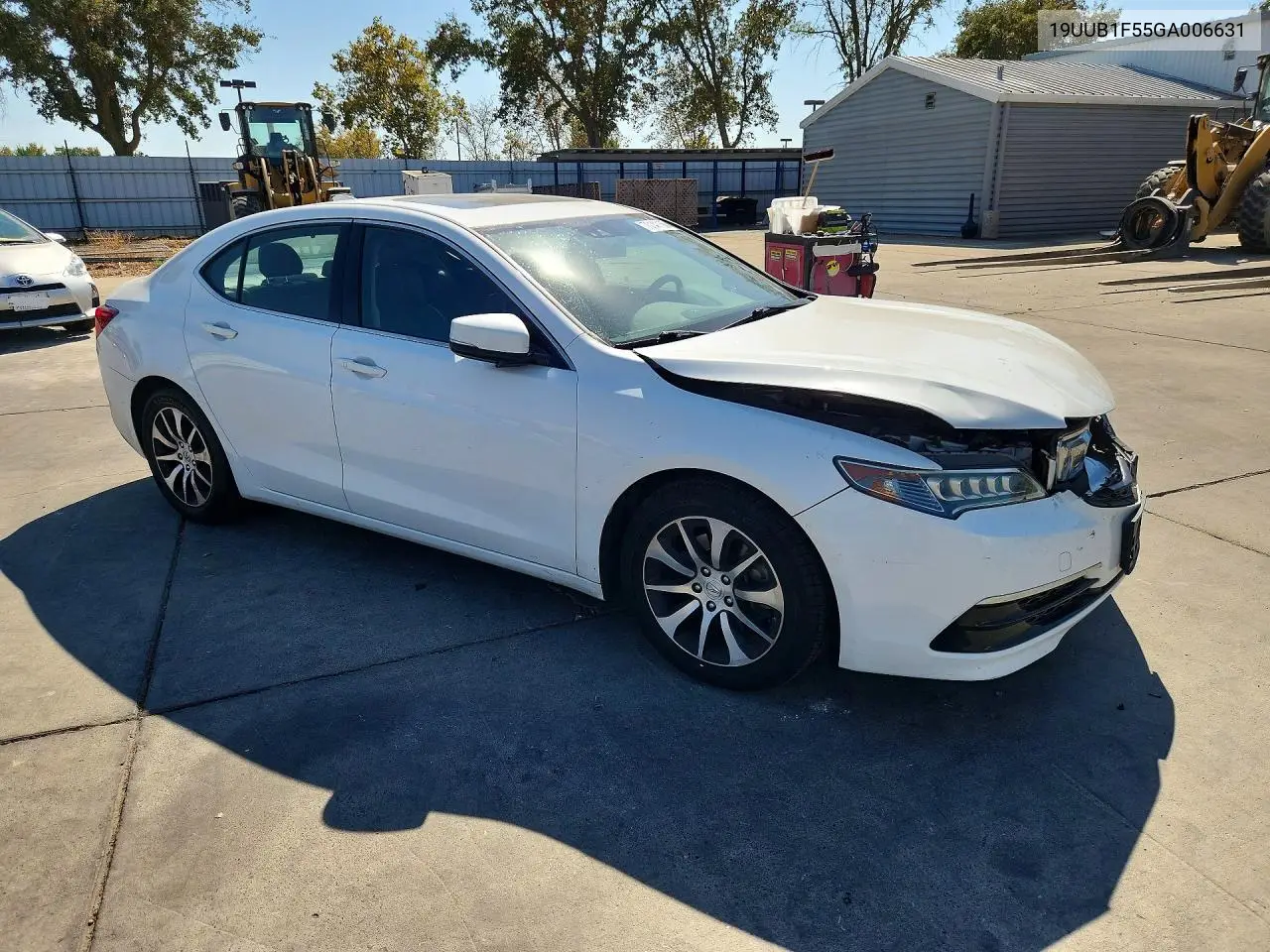 2016 ACURA TLX VIN 19UUB1F55GA006631 — фото 4