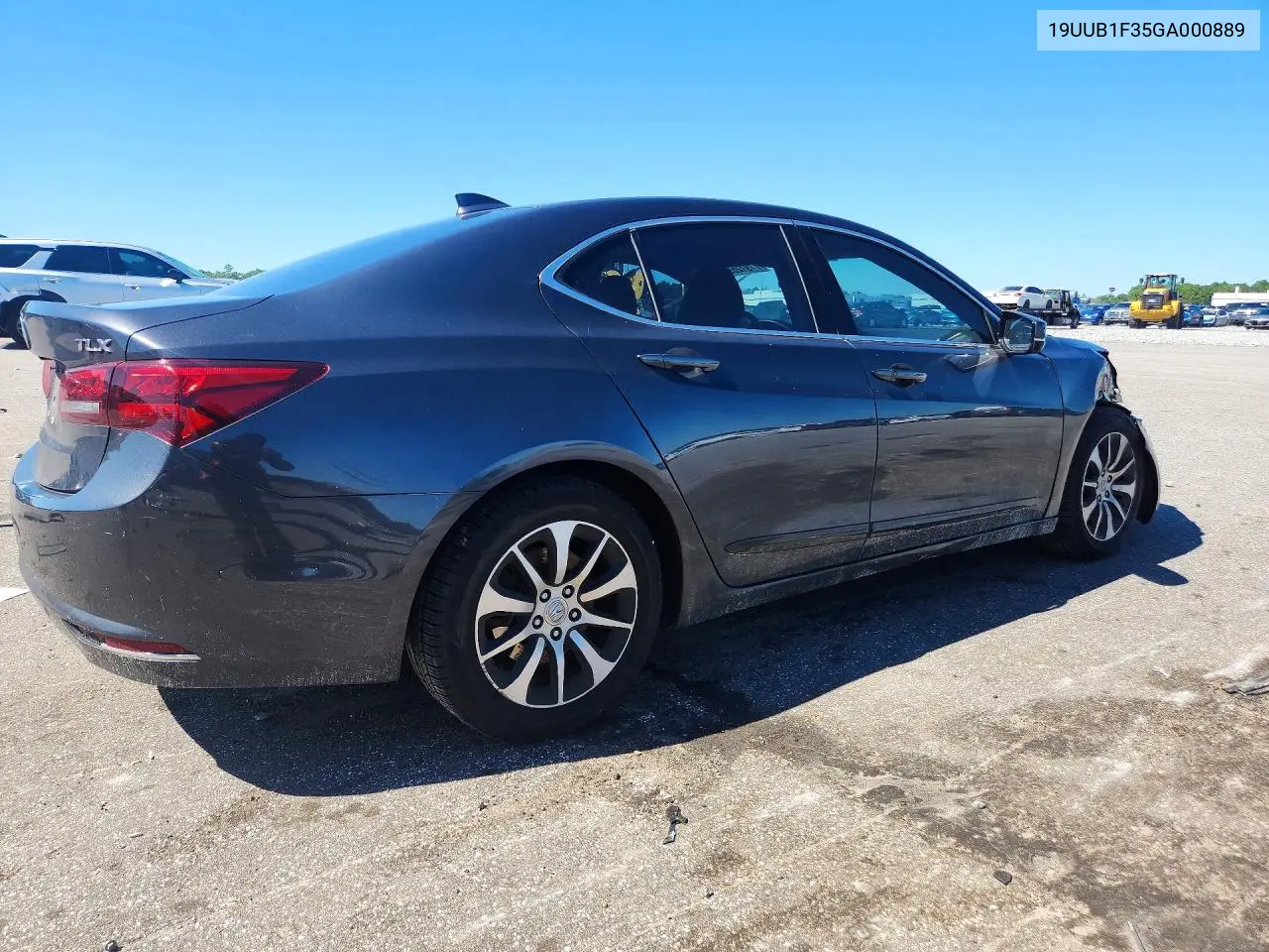 2016 ACURA TLX VIN 19UUB1F35GA000889 — фото 3