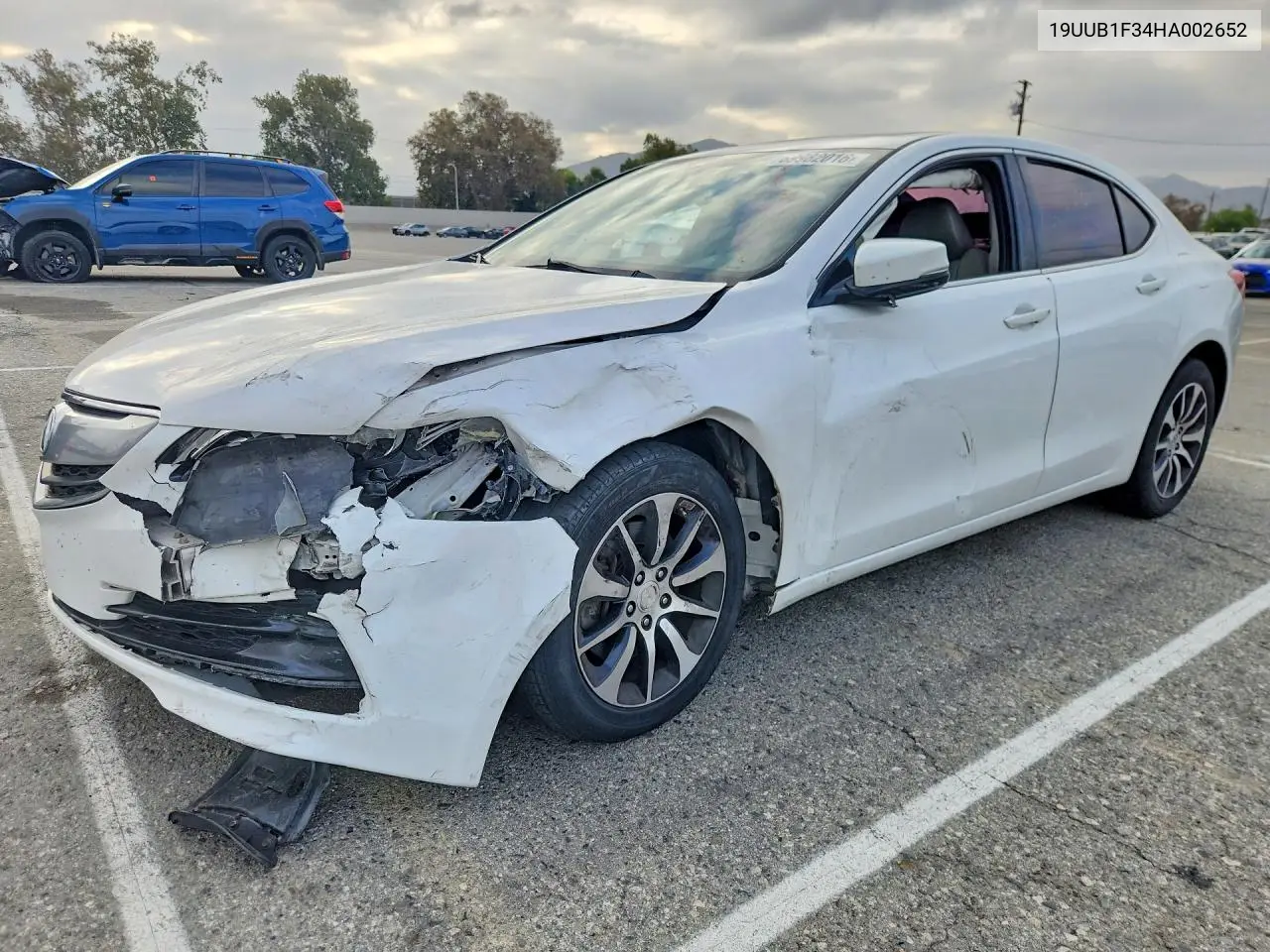 ACURA TLX 2017, VIN 19UUB1F34HA002652