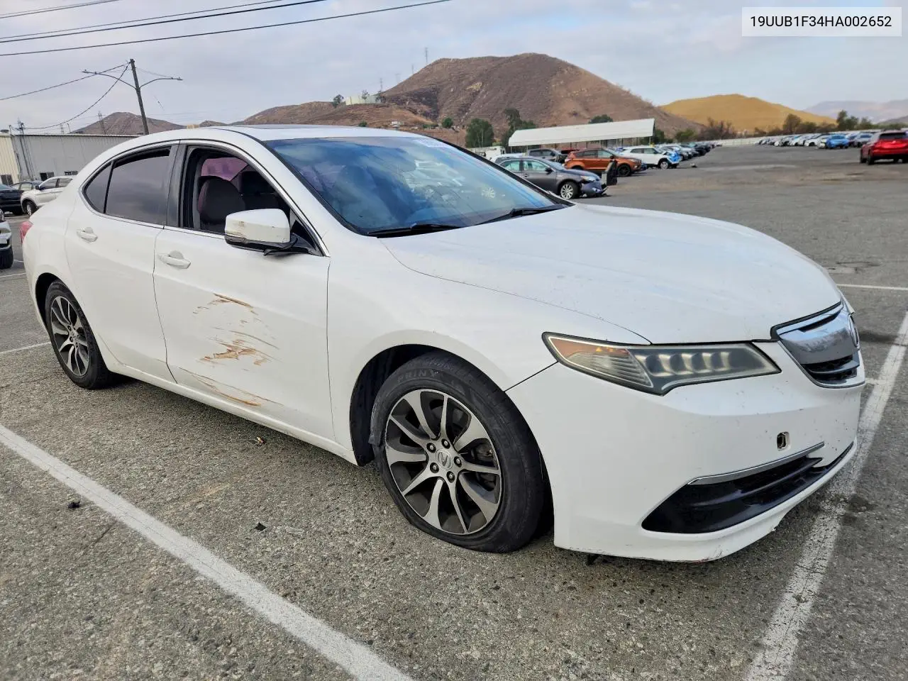 2017 ACURA TLX VIN 19UUB1F34HA002652 — фото 4