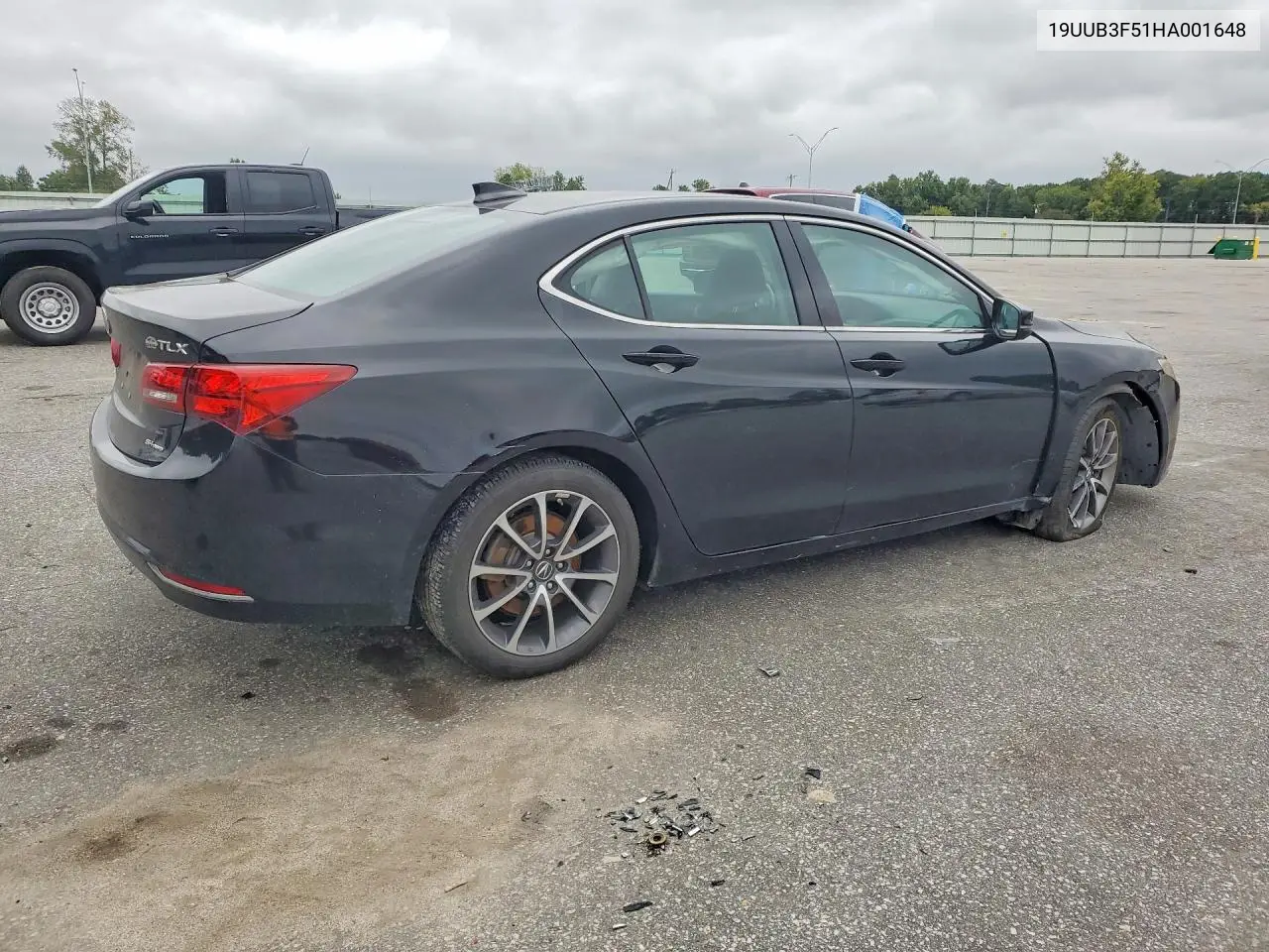 2017 ACURA TLX VIN 19UUB3F51HA001648 — фото 3