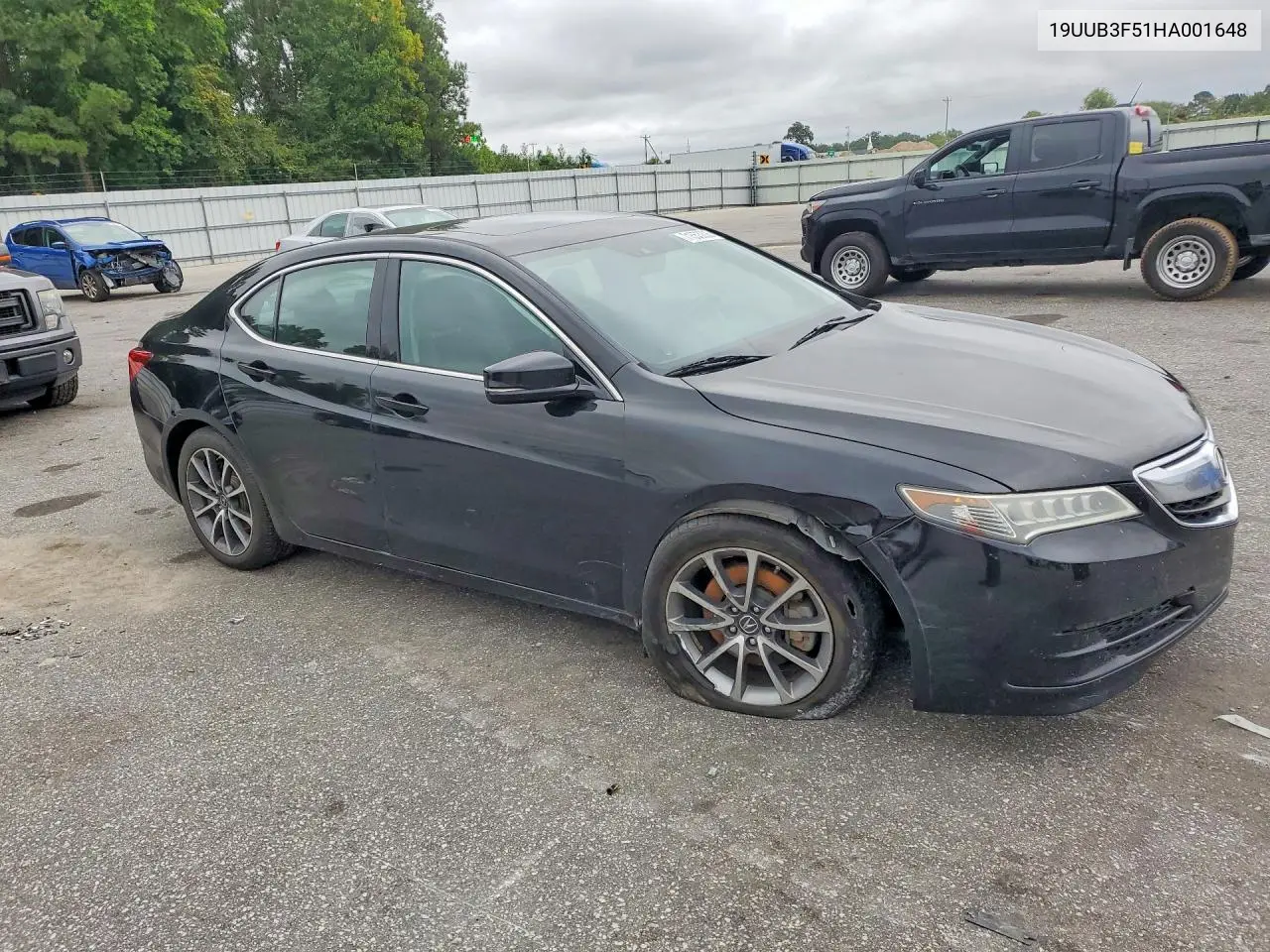 2017 ACURA TLX VIN 19UUB3F51HA001648 — фото 4