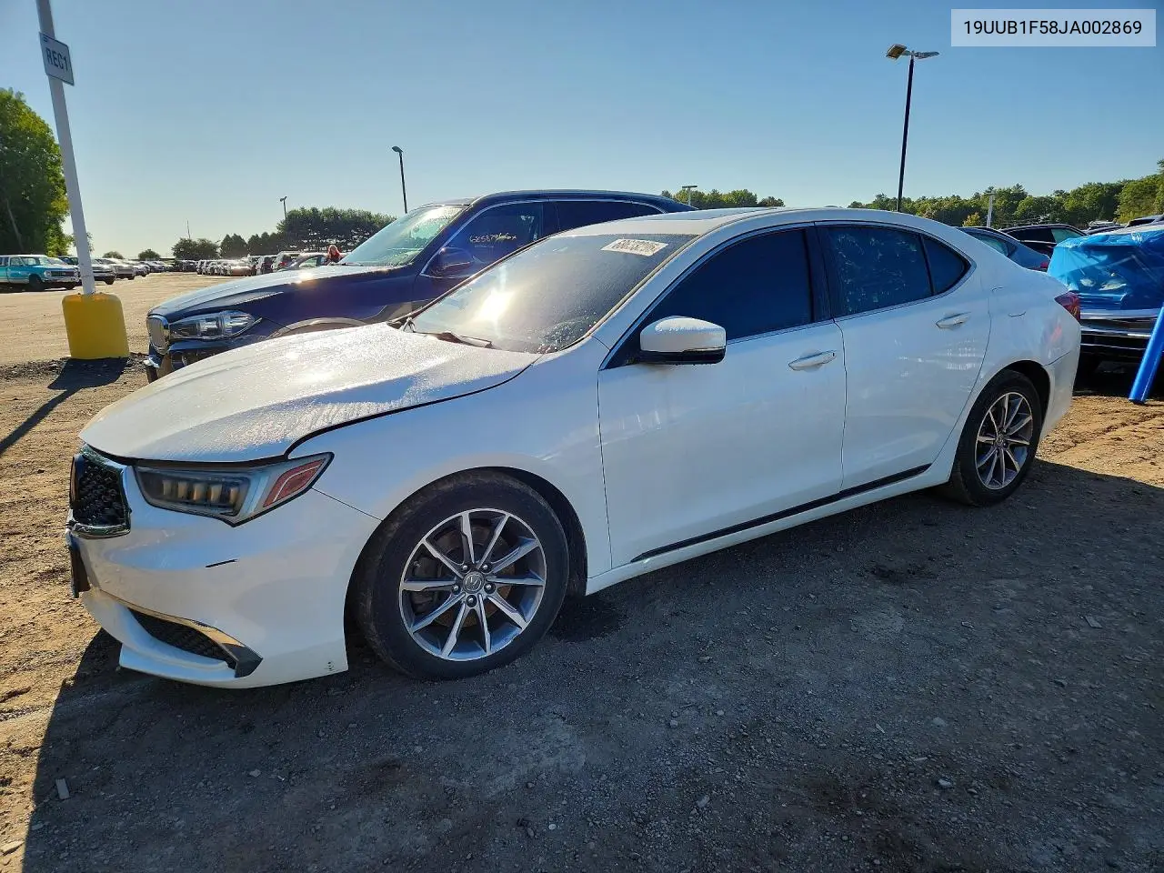 ACURA TLX 2018, VIN 19UUB1F58JA002869