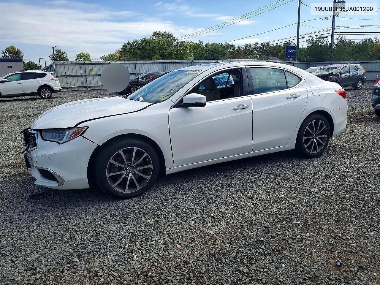 ACURA TLX 2018, VIN 19UUB3F36JA001200