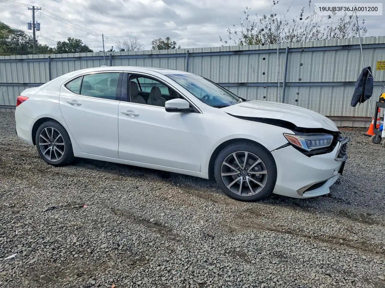 2018 ACURA TLX VIN 19UUB3F36JA001200 — фото 4