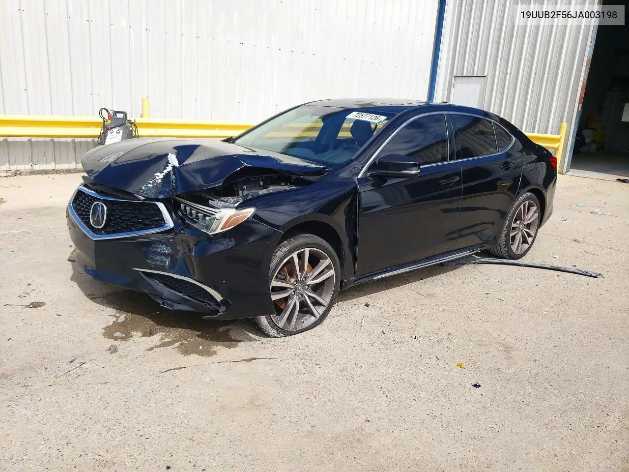 ACURA TLX 2018, VIN 19UUB2F56JA003198