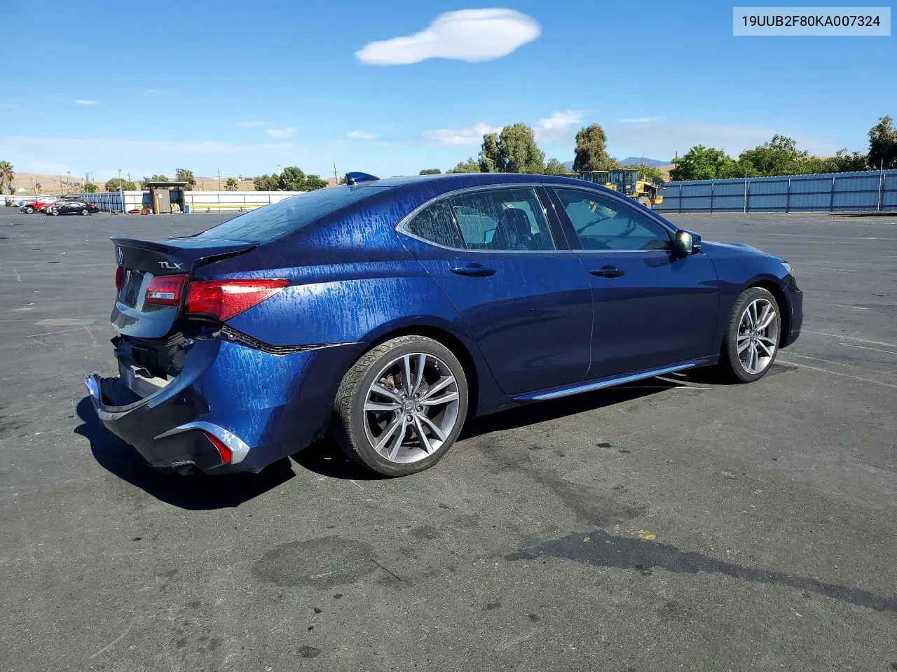2019 ACURA TLX VIN 19UUB2F80KA007324 — фото 3