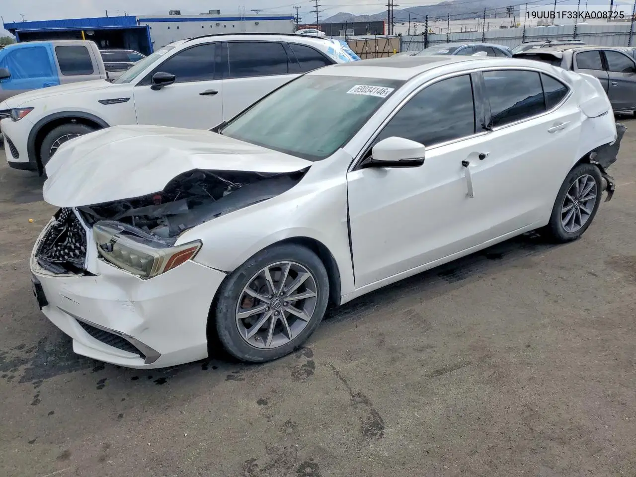 ACURA TLX 2019, VIN 19UUB1F33KA008725