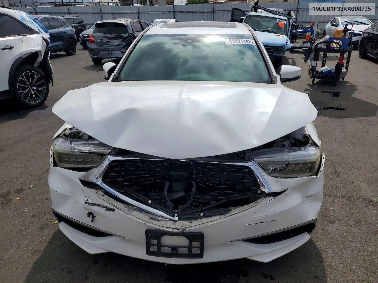 2019 ACURA TLX VIN 19UUB1F33KA008725 — фото 5