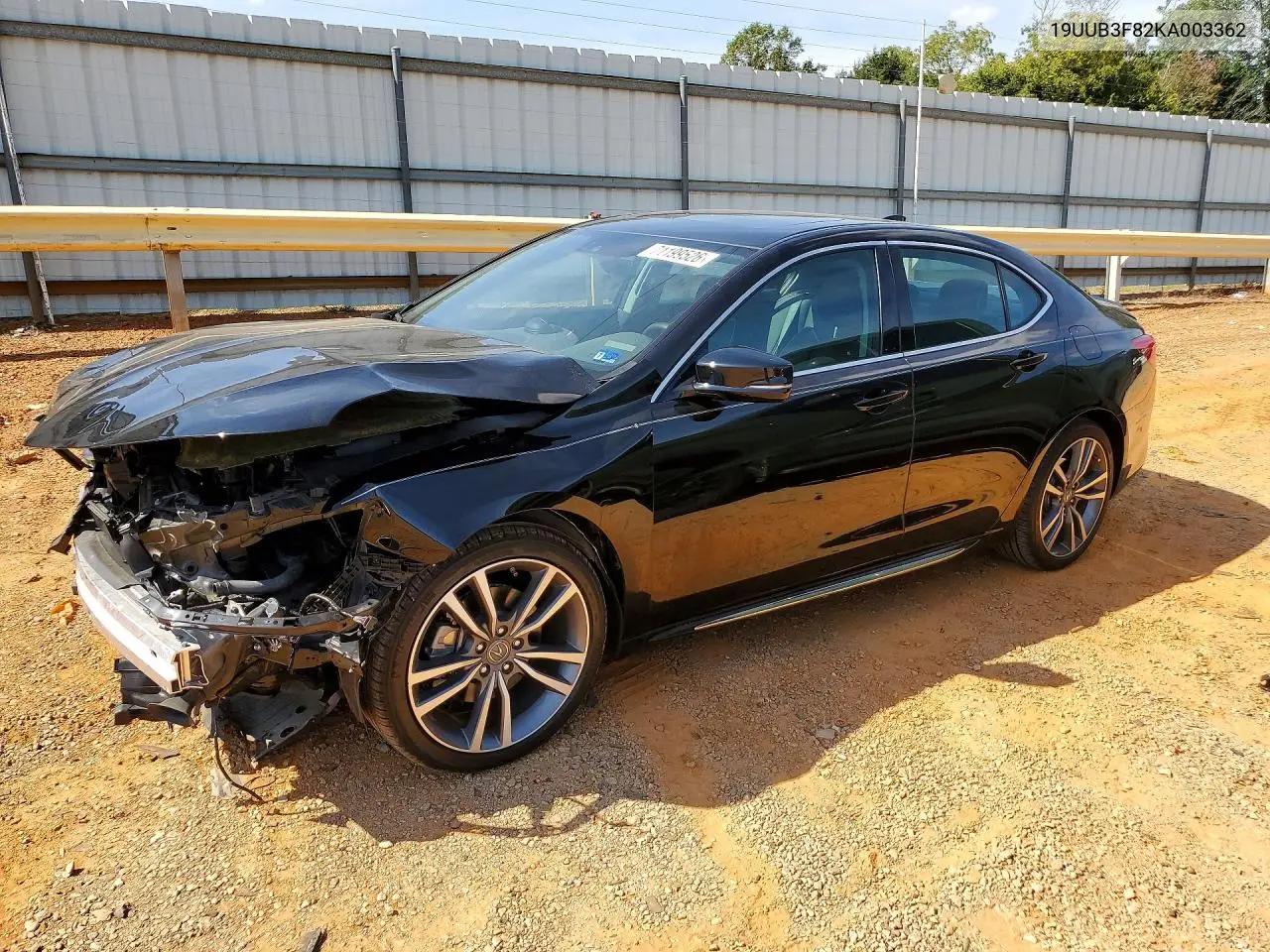 ACURA TLX 2019, VIN 19UUB3F82KA003362