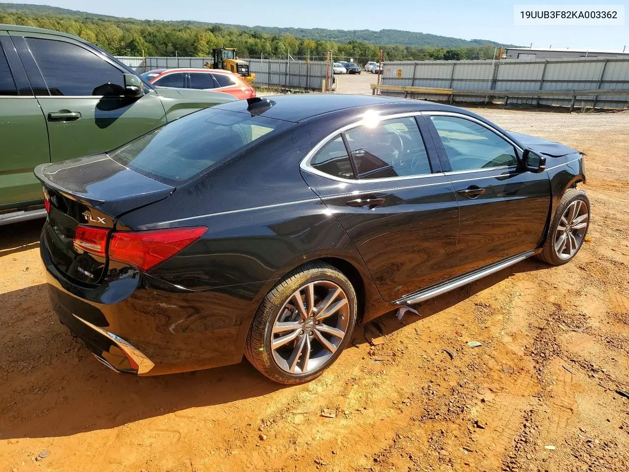2019 ACURA TLX VIN 19UUB3F82KA003362 — фото 3