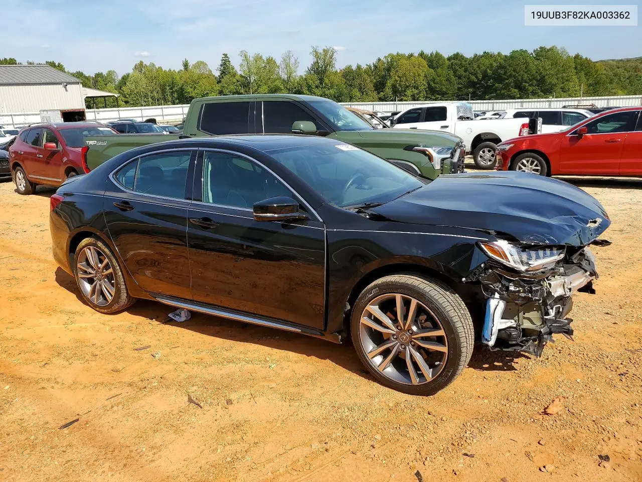 2019 ACURA TLX VIN 19UUB3F82KA003362 — фото 4