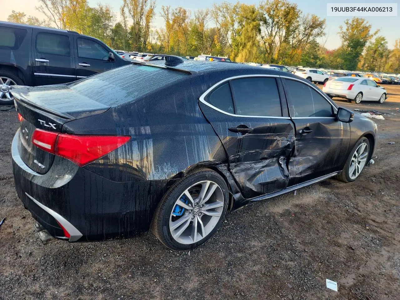 2019 ACURA TLX VIN 19UUB3F44KA006213 — фото 3