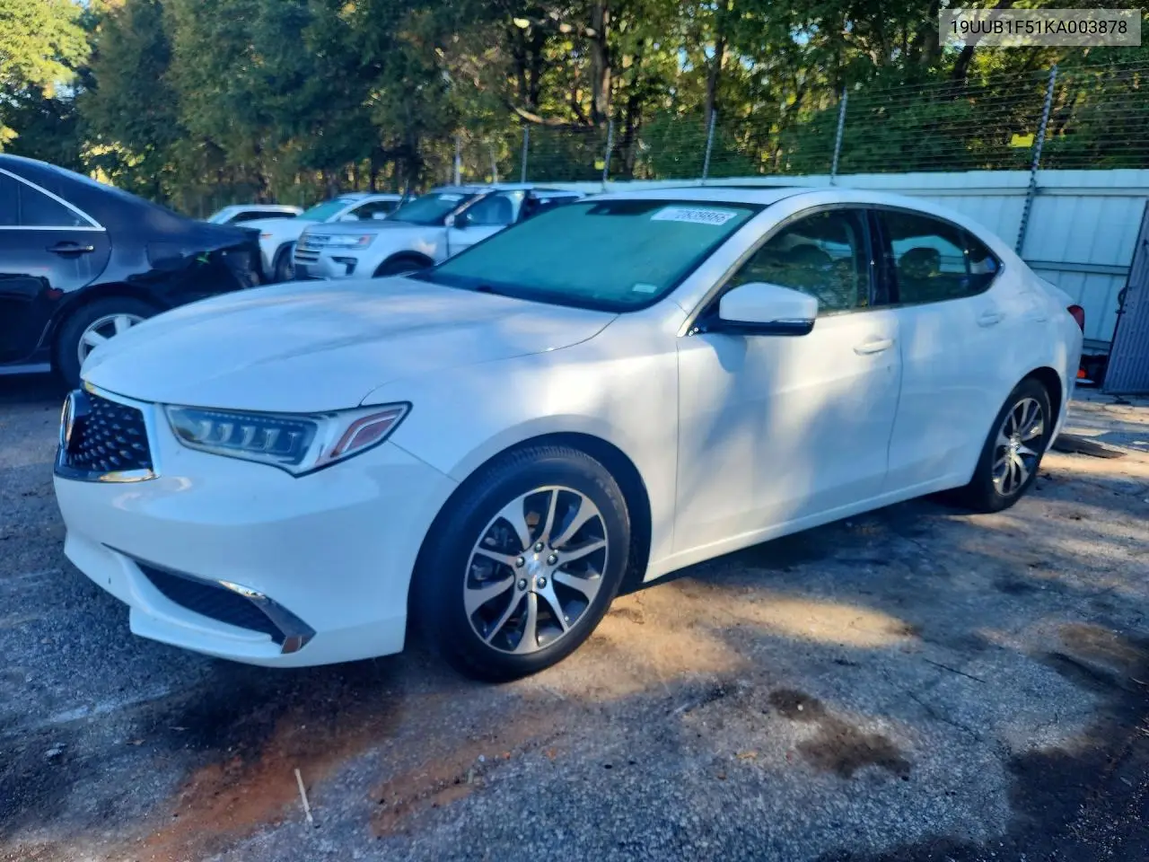 ACURA TLX 2019, VIN 19UUB1F51KA003878