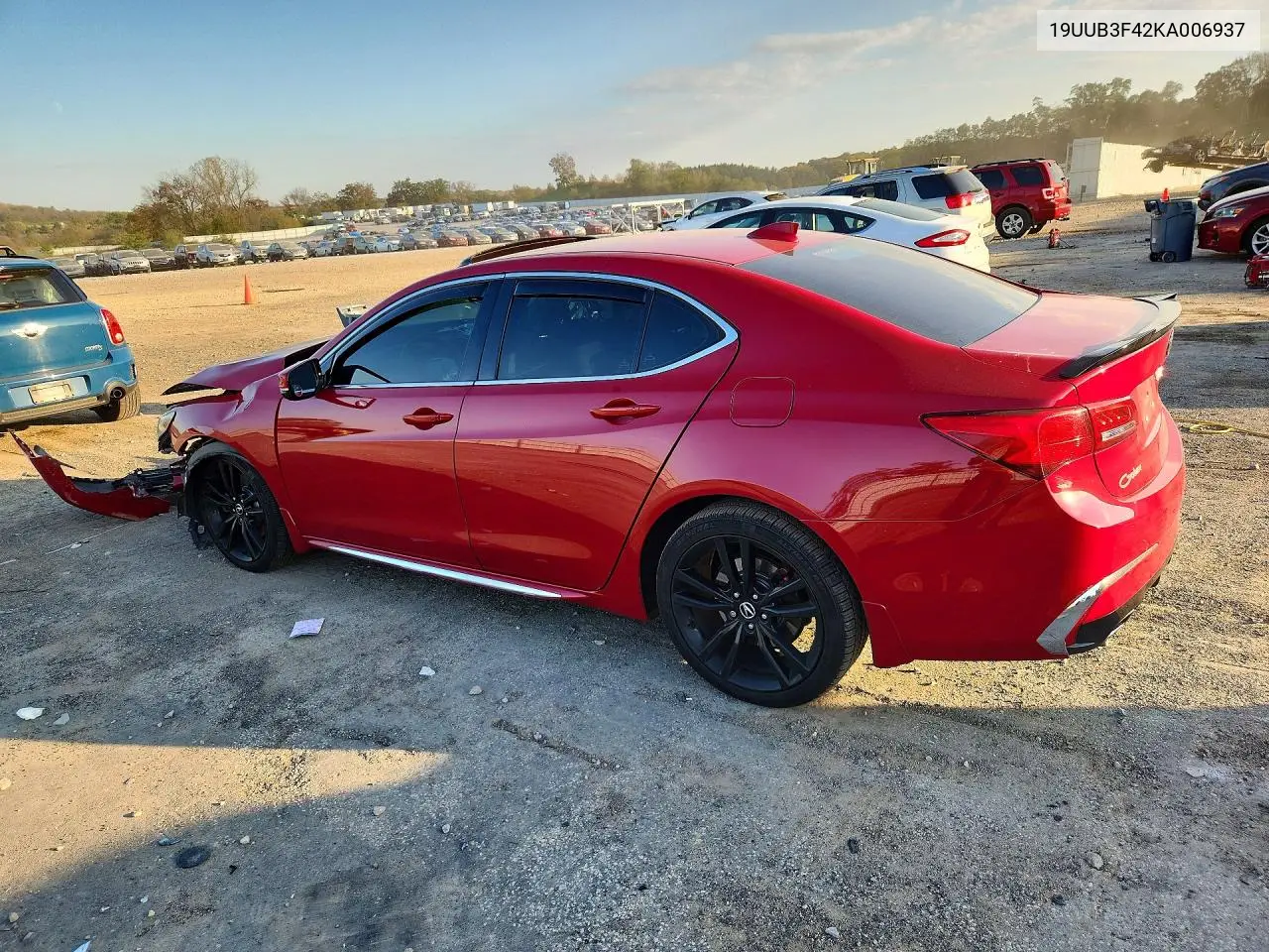2019 ACURA TLX VIN 19UUB3F42KA006937 — фото 2