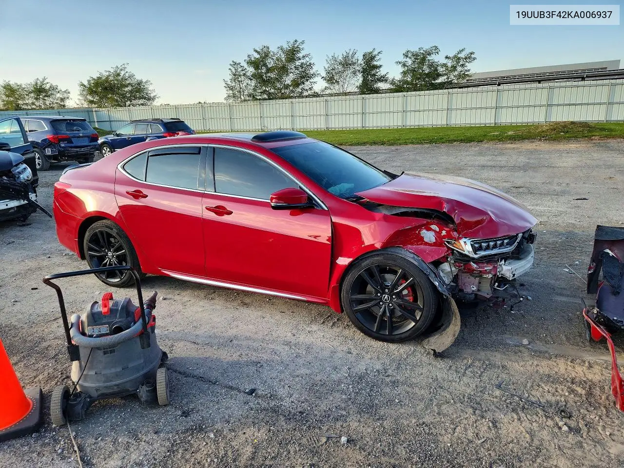 2019 ACURA TLX VIN 19UUB3F42KA006937 — фото 4