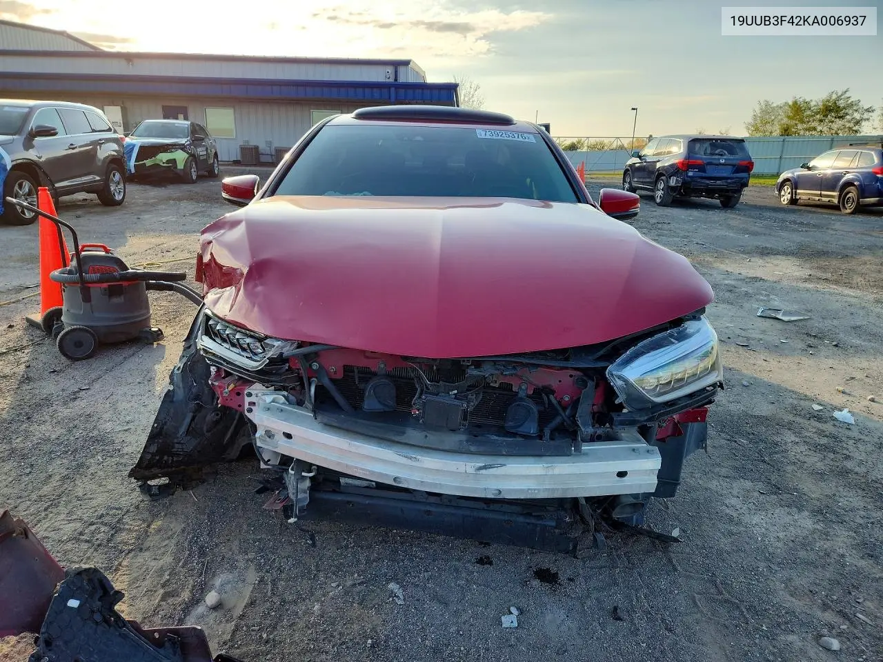 2019 ACURA TLX VIN 19UUB3F42KA006937 — фото 5