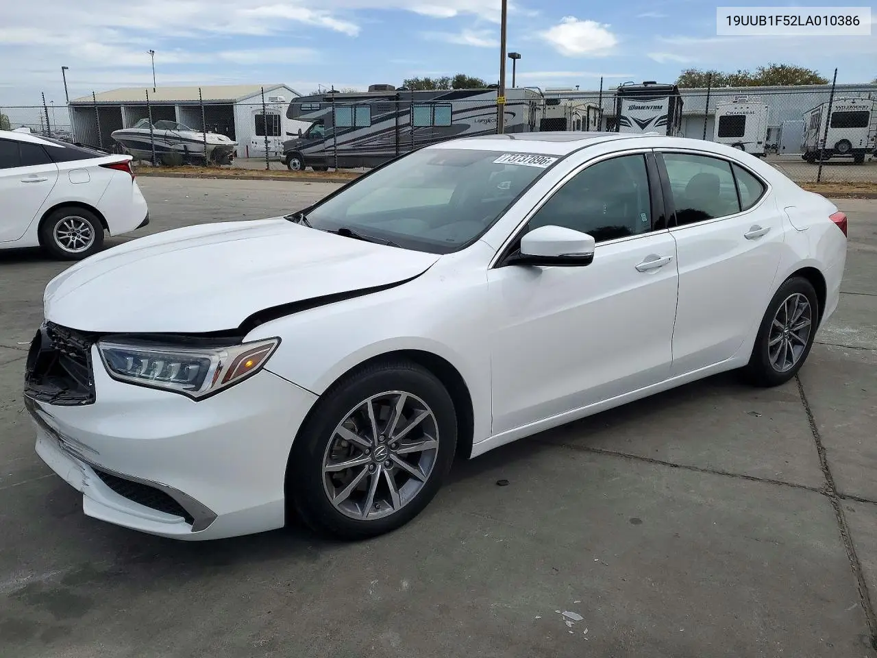 ACURA TLX 2020, VIN 19UUB1F52LA010386