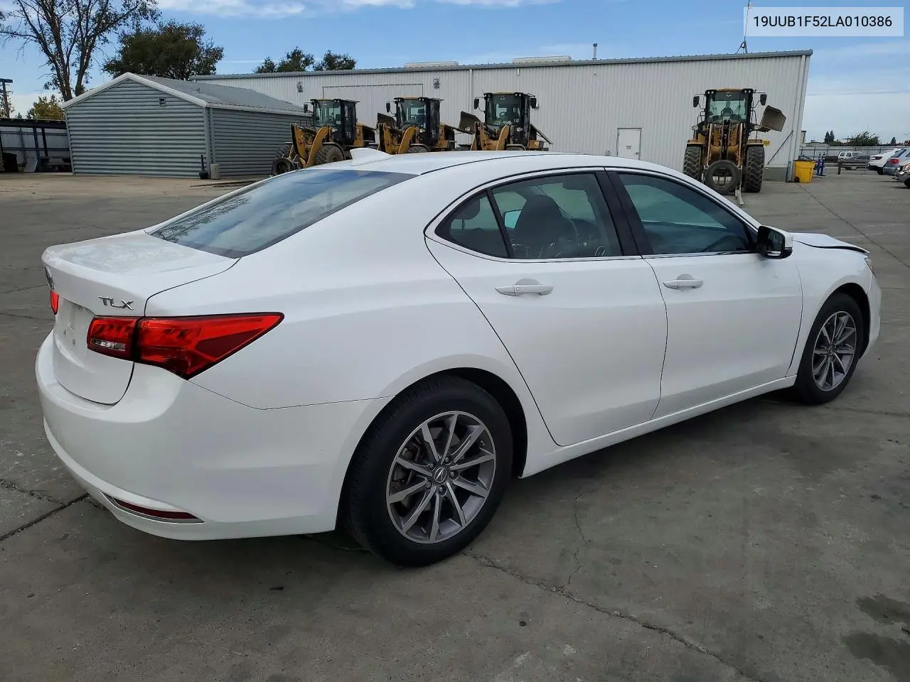 2020 ACURA TLX VIN 19UUB1F52LA010386 — фото 3