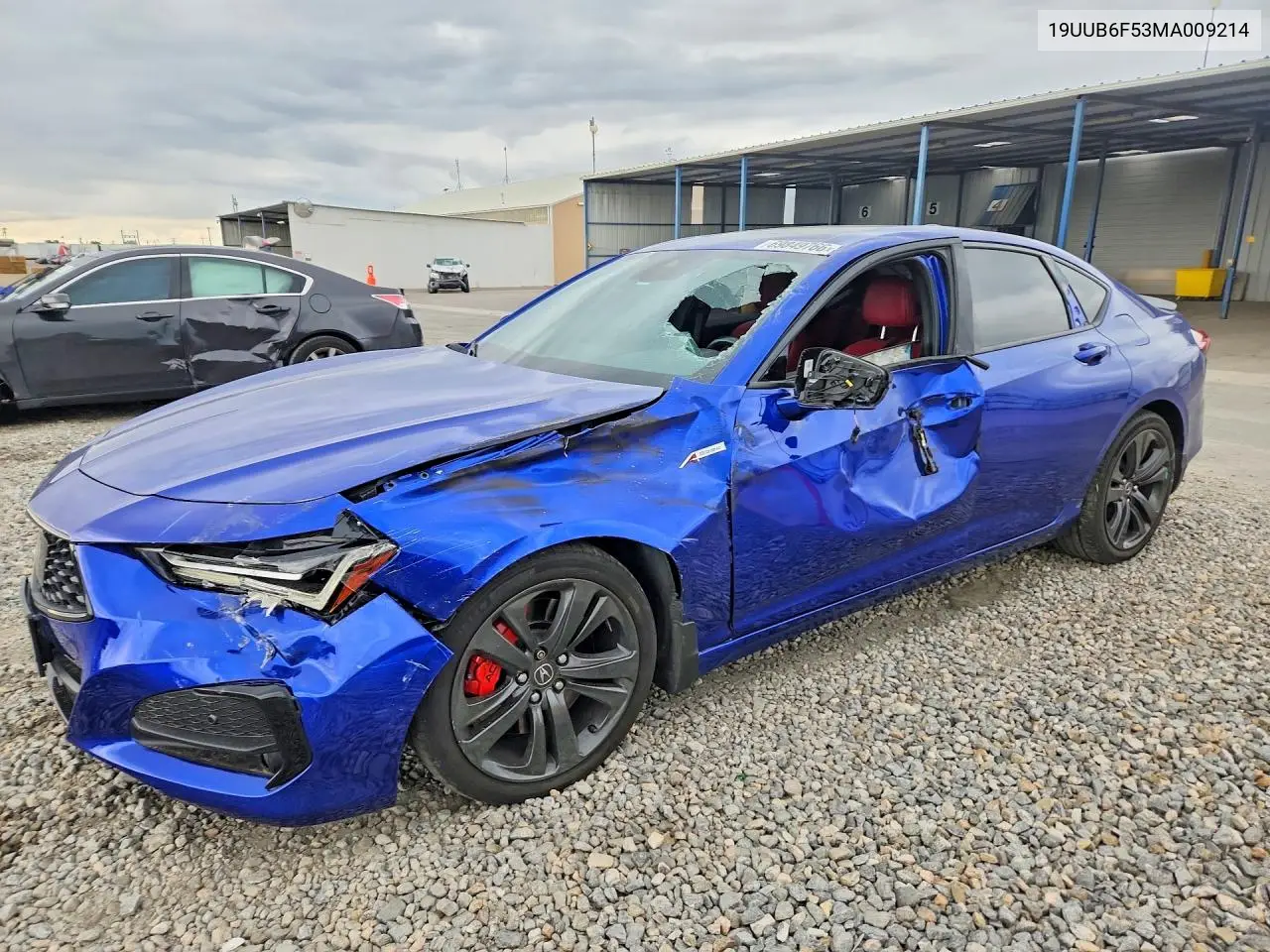 ACURA TLX 2021, VIN 19UUB6F53MA009214
