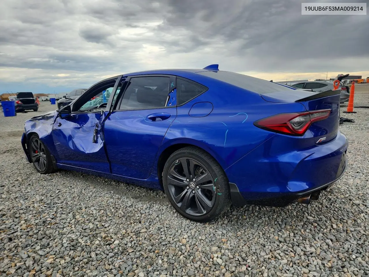 2021 ACURA TLX VIN 19UUB6F53MA009214 — фото 2
