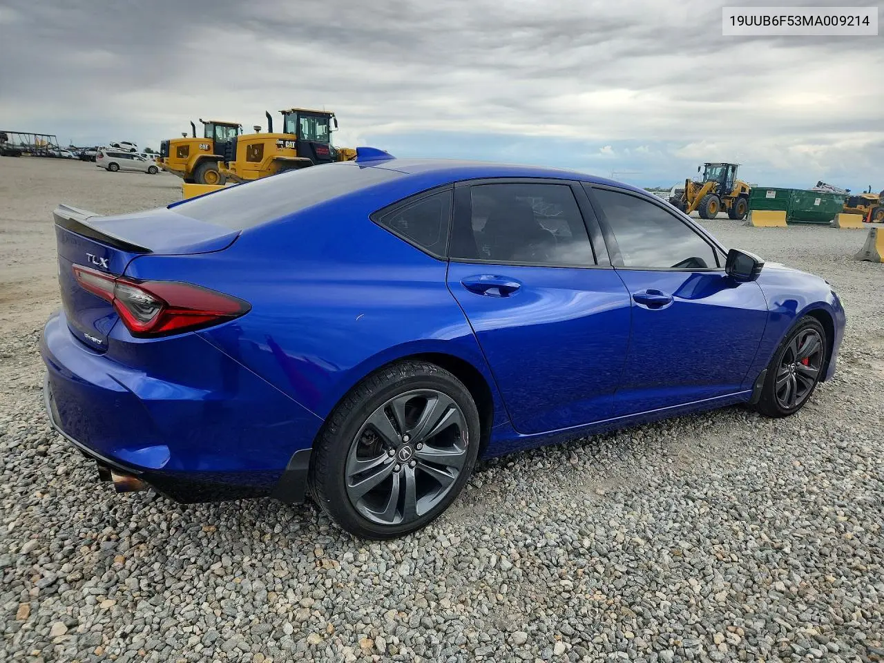 2021 ACURA TLX VIN 19UUB6F53MA009214 — фото 3