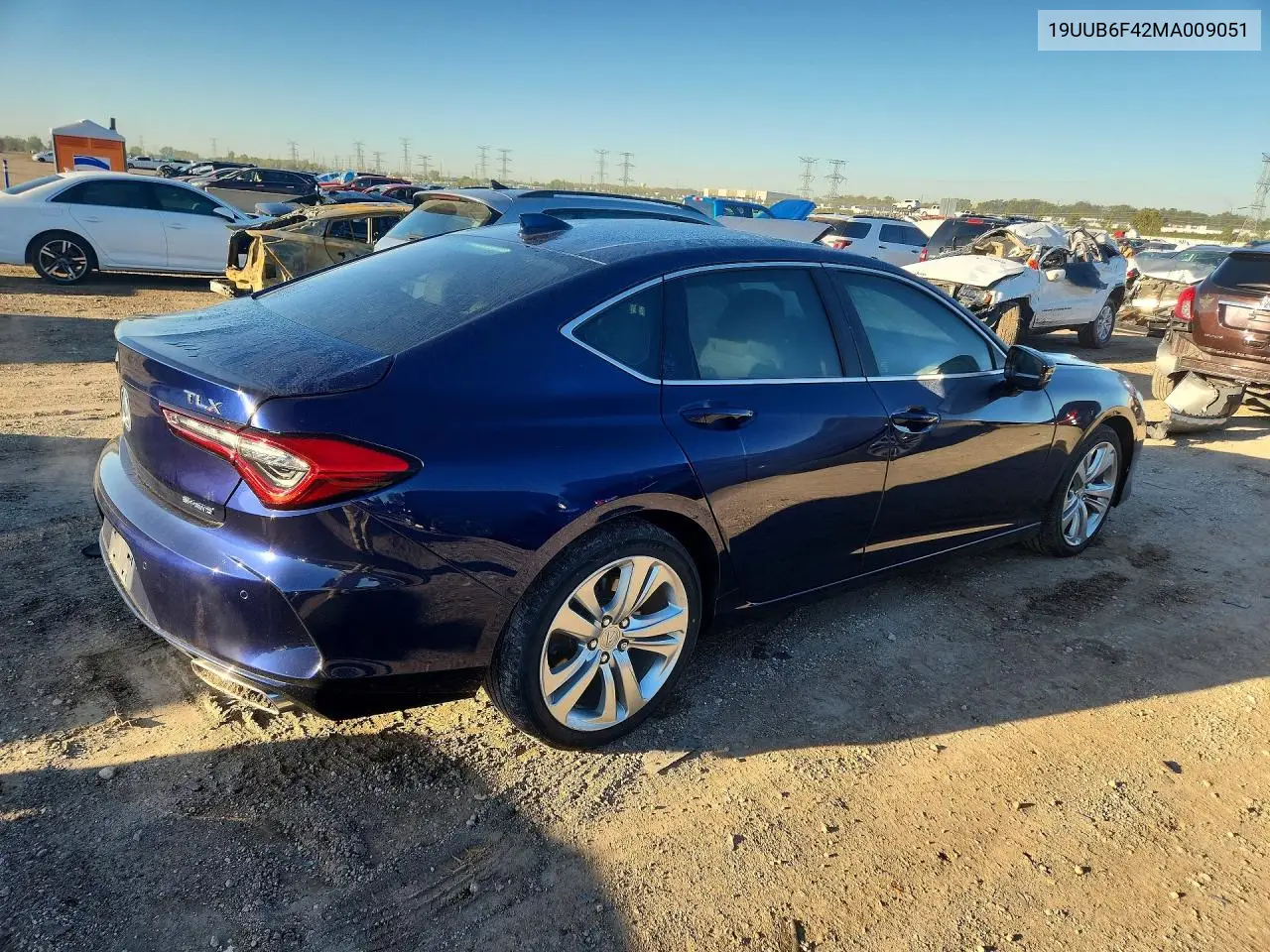 2021 ACURA TLX VIN 19UUB6F42MA009051 — фото 3