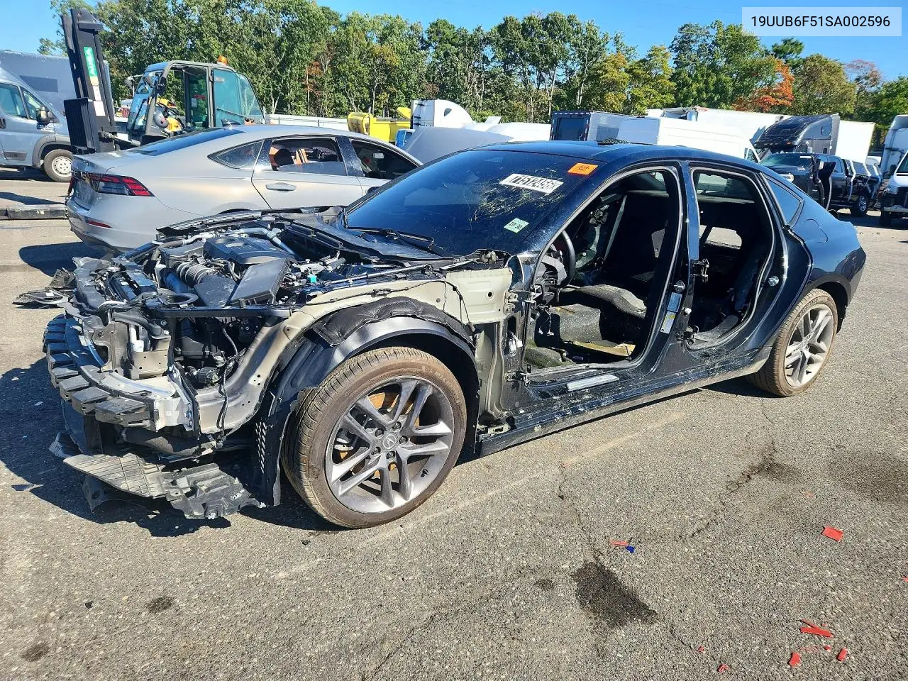 ACURA TLX 2025, VIN 19UUB6F51SA002596