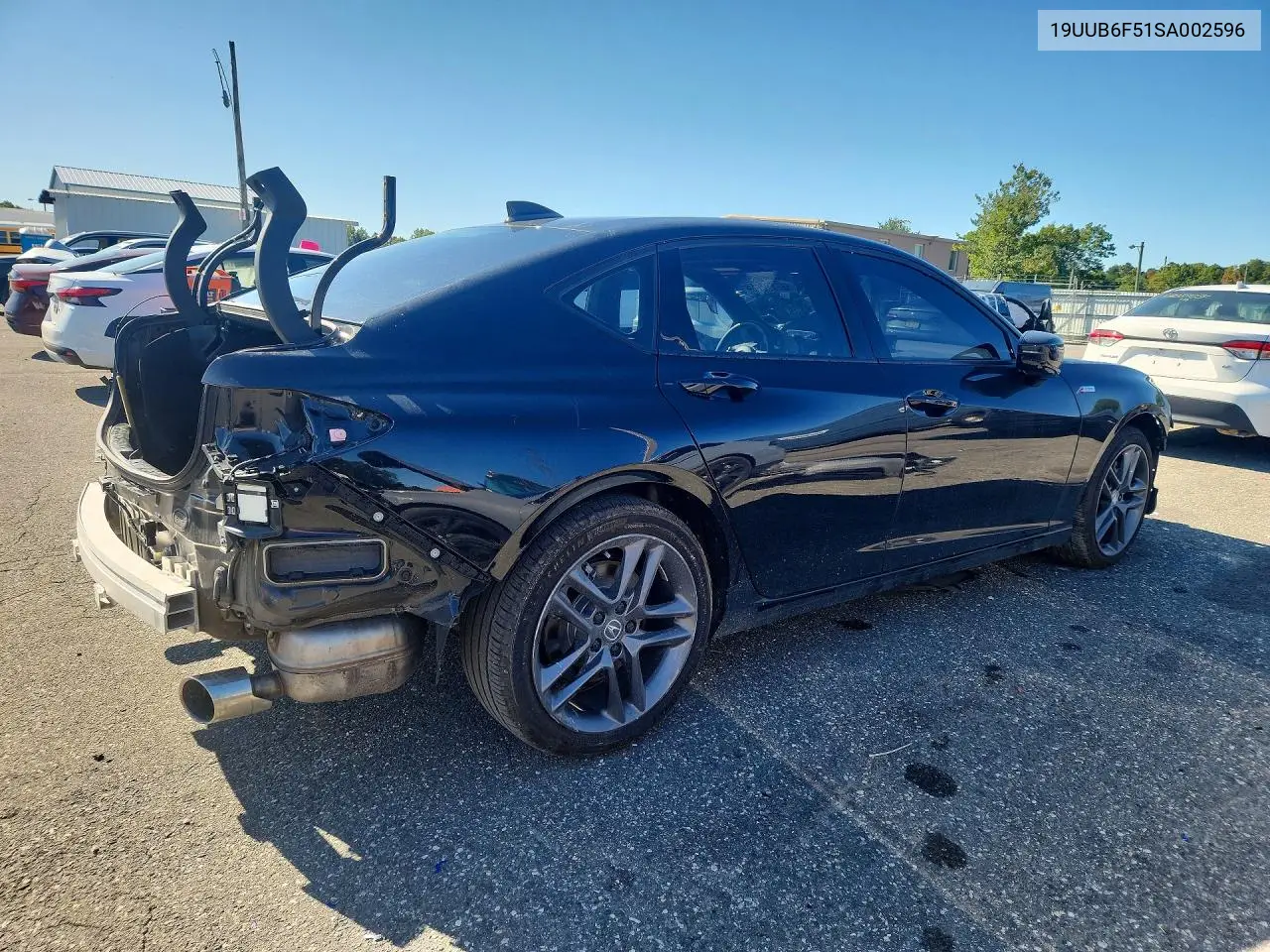 2025 ACURA TLX VIN 19UUB6F51SA002596 — фото 3