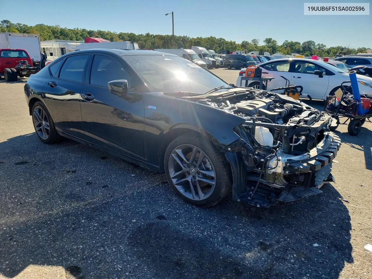 2025 ACURA TLX VIN 19UUB6F51SA002596 — фото 4