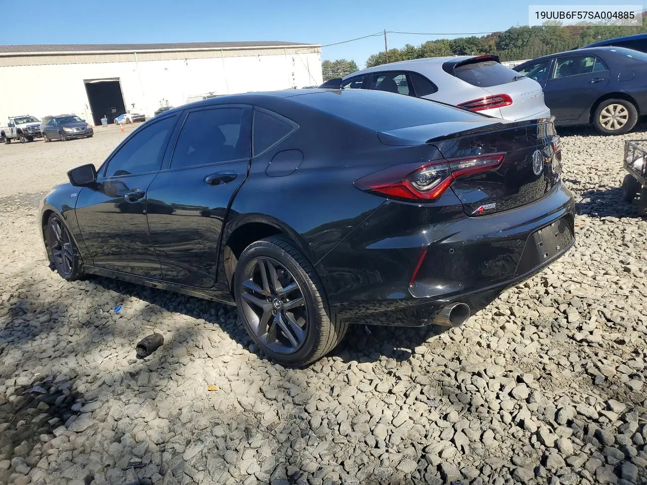 2025 ACURA TLX VIN 19UUB6F57SA004885 — фото 2