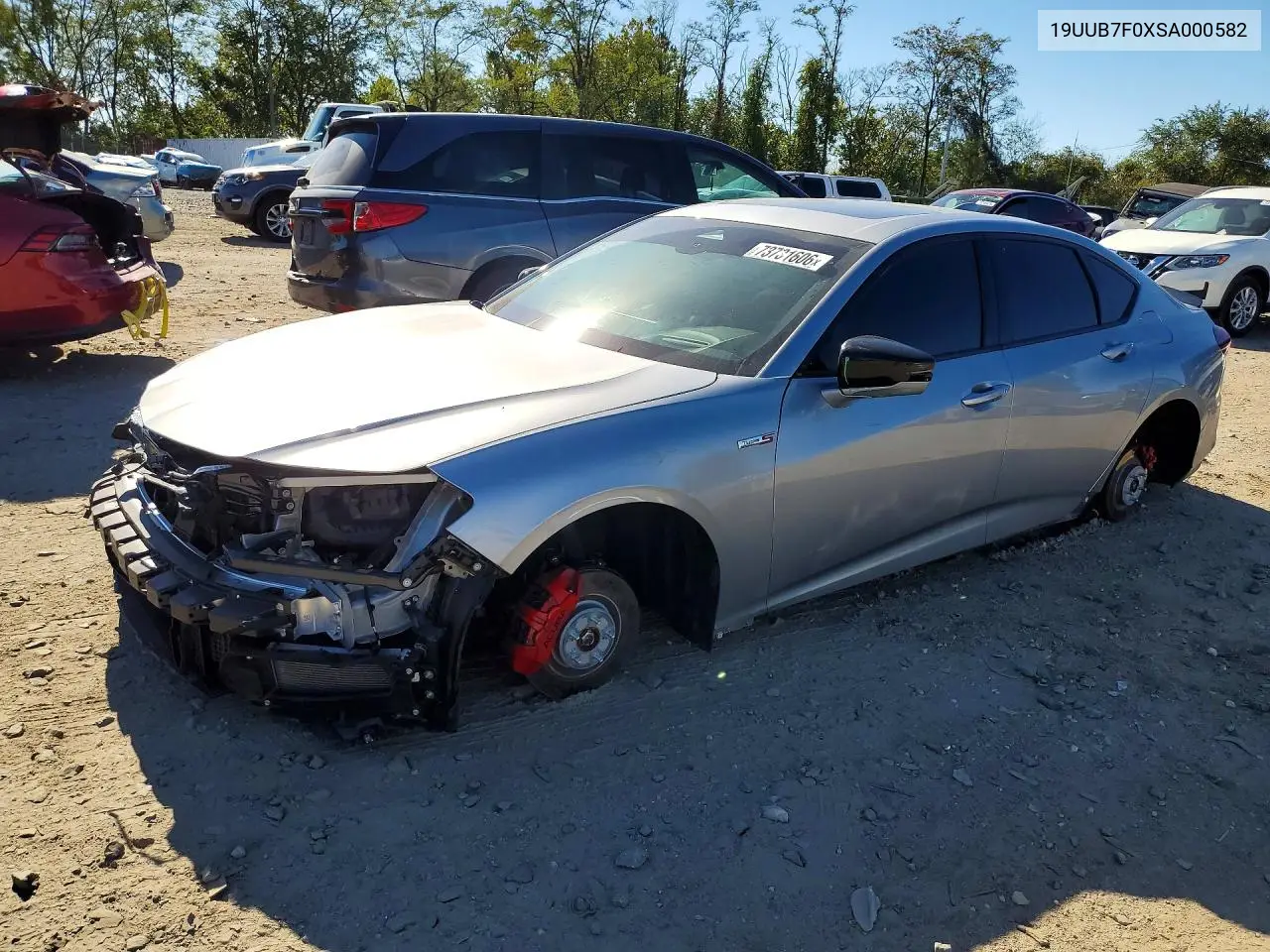ACURA TLX 2025, VIN 19UUB7F0XSA000582