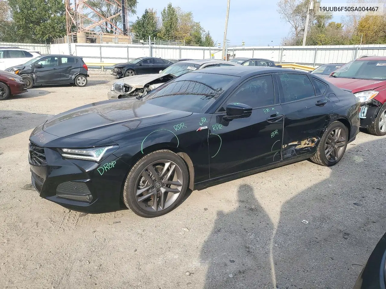 ACURA TLX 2025, VIN 19UUB6F50SA004467