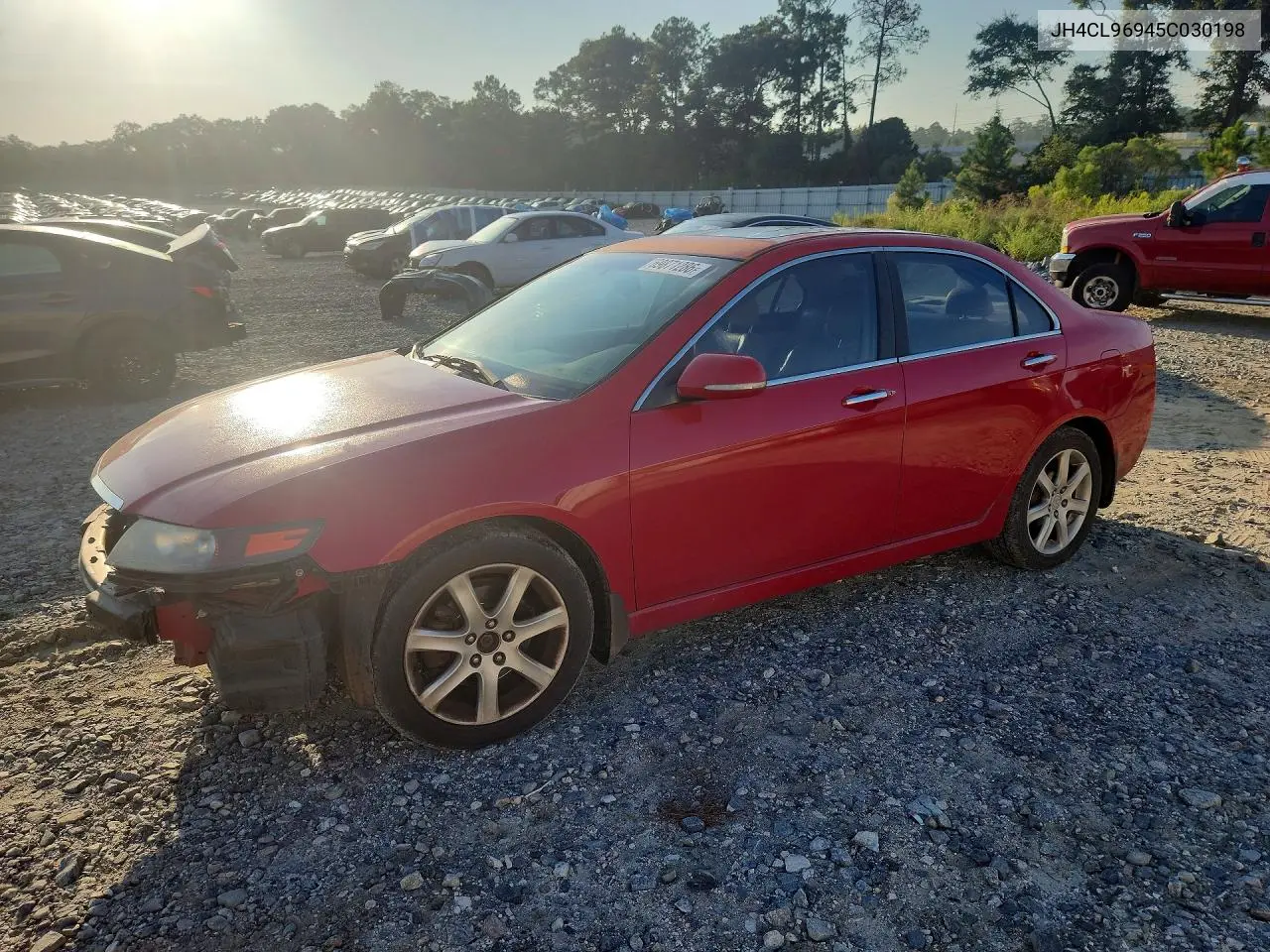 ACURA TSX 2005, VIN JH4CL96945C030198