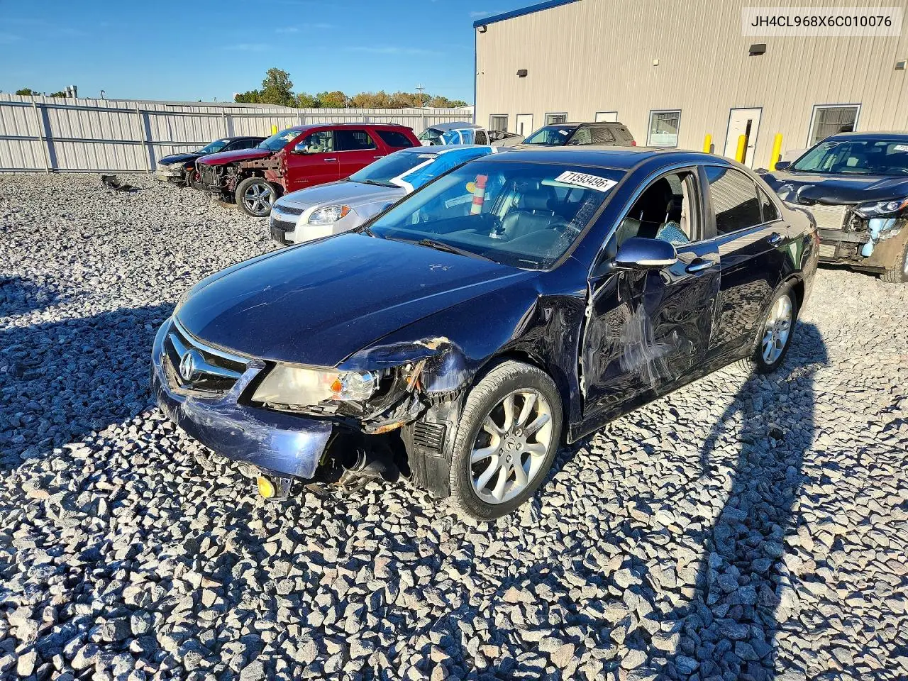 ACURA TSX 2006, VIN JH4CL968X6C010076