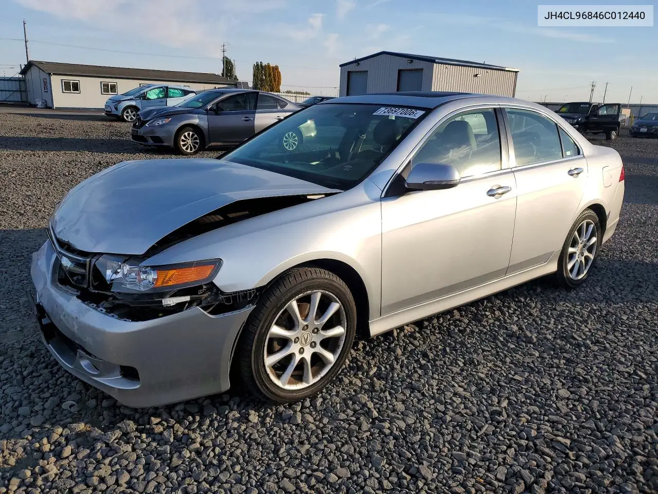 ACURA TSX 2006, VIN JH4CL96846C012440