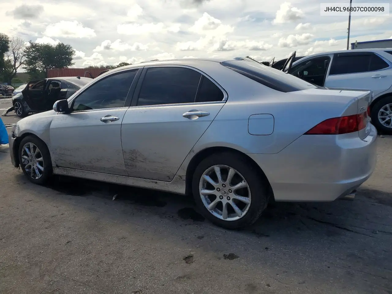 2007 ACURA TSX VIN JH4CL96807C000982 — фото 2