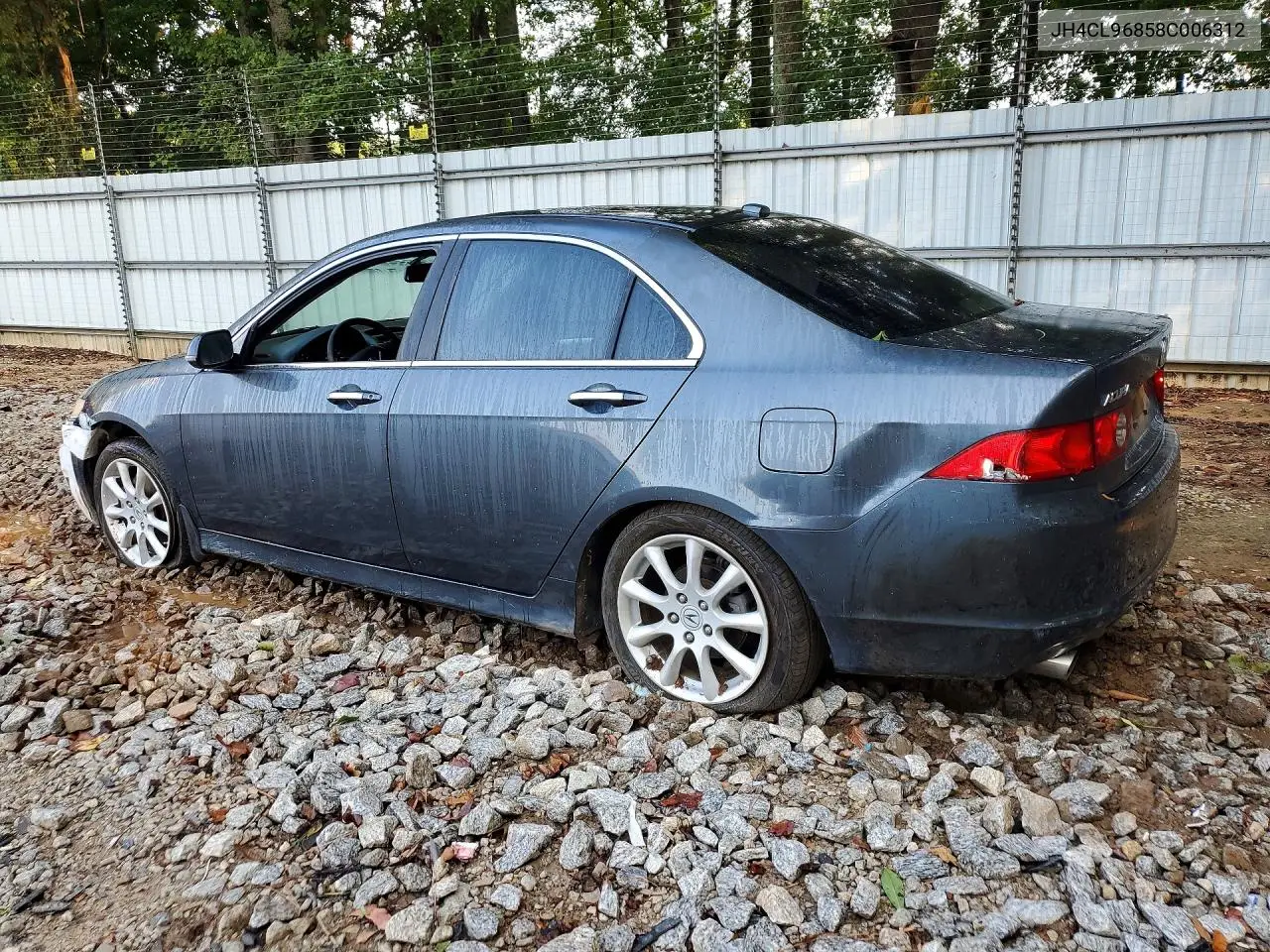 2008 ACURA TSX VIN JH4CL96858C006312 — фото 2