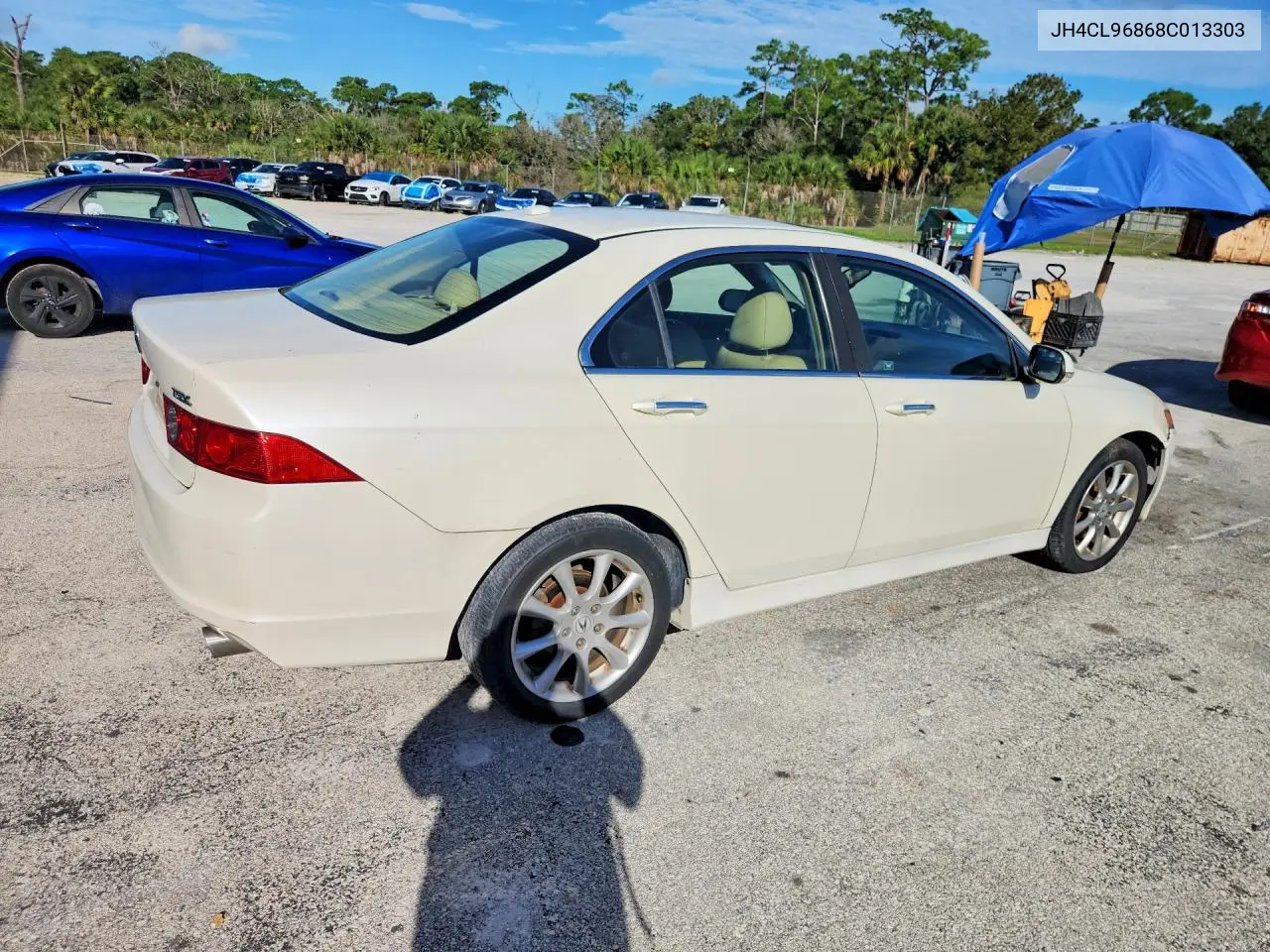 2008 ACURA TSX VIN JH4CL96868C013303 — фото 3