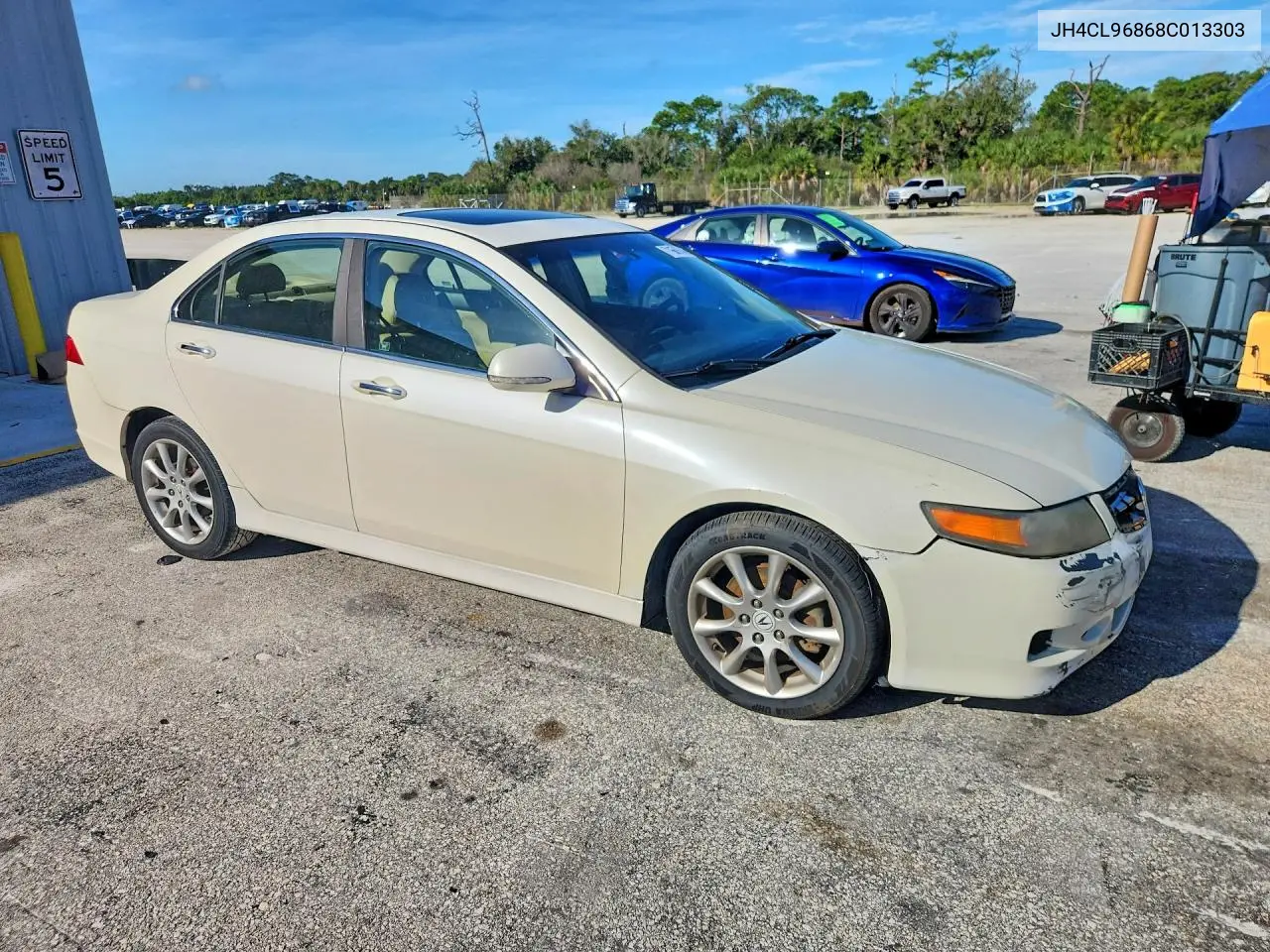 2008 ACURA TSX VIN JH4CL96868C013303 — фото 4
