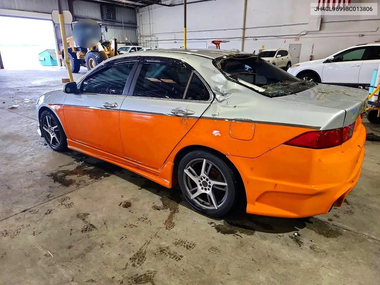 2008 ACURA TSX VIN JH4CL96998C013806 — фото 2