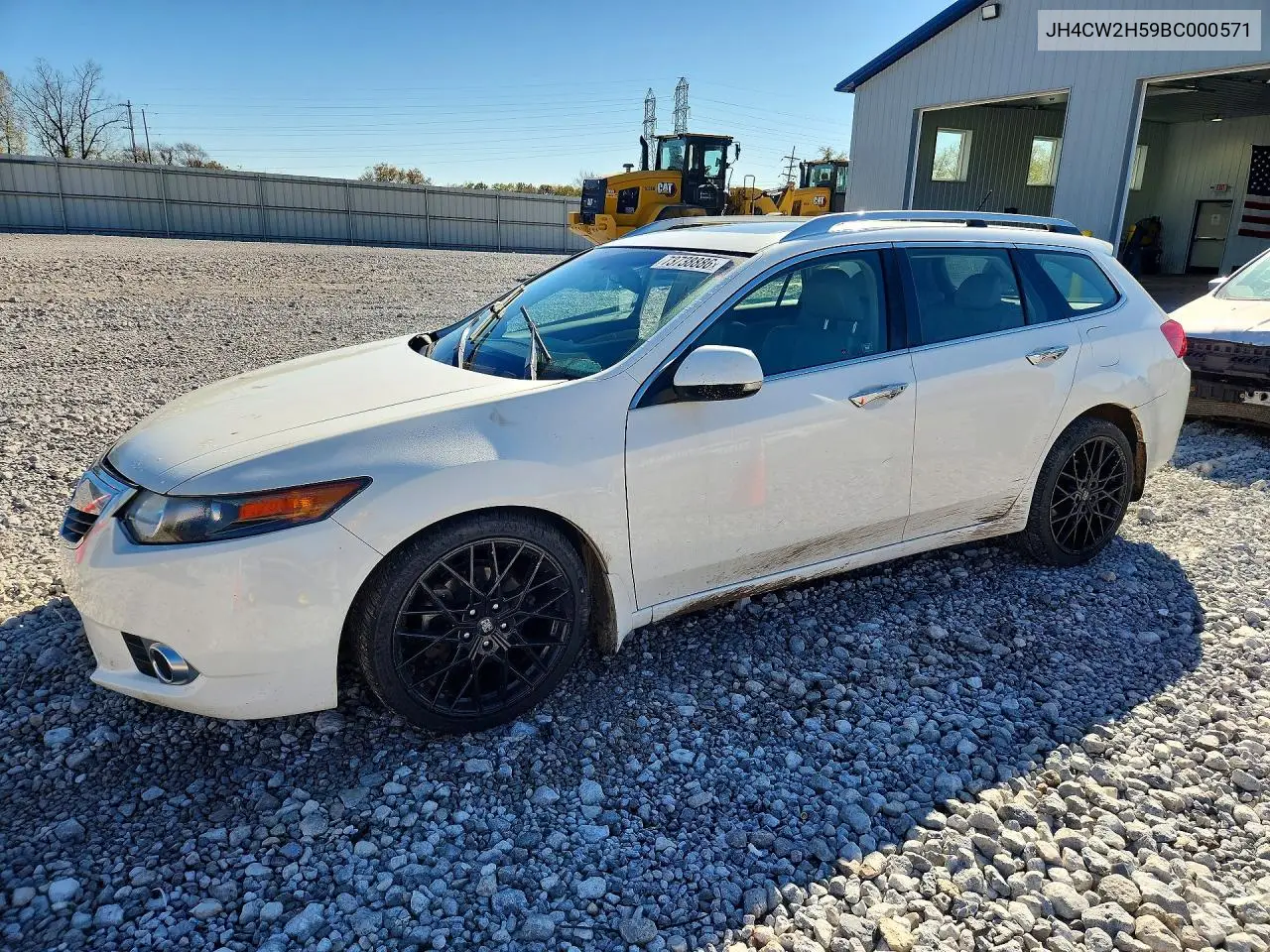 ACURA TSX 2011, VIN JH4CW2H59BC000571