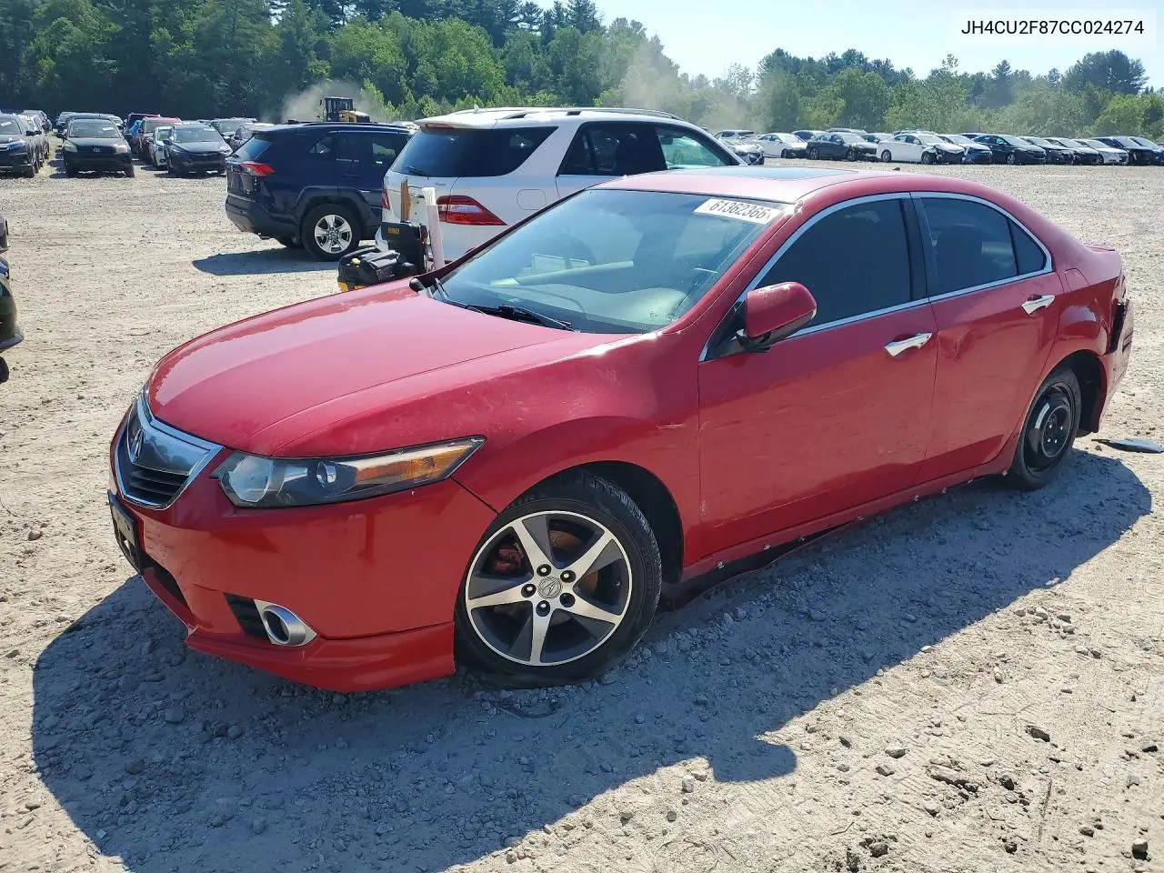 ACURA TSX 2012, VIN JH4CU2F87CC024274