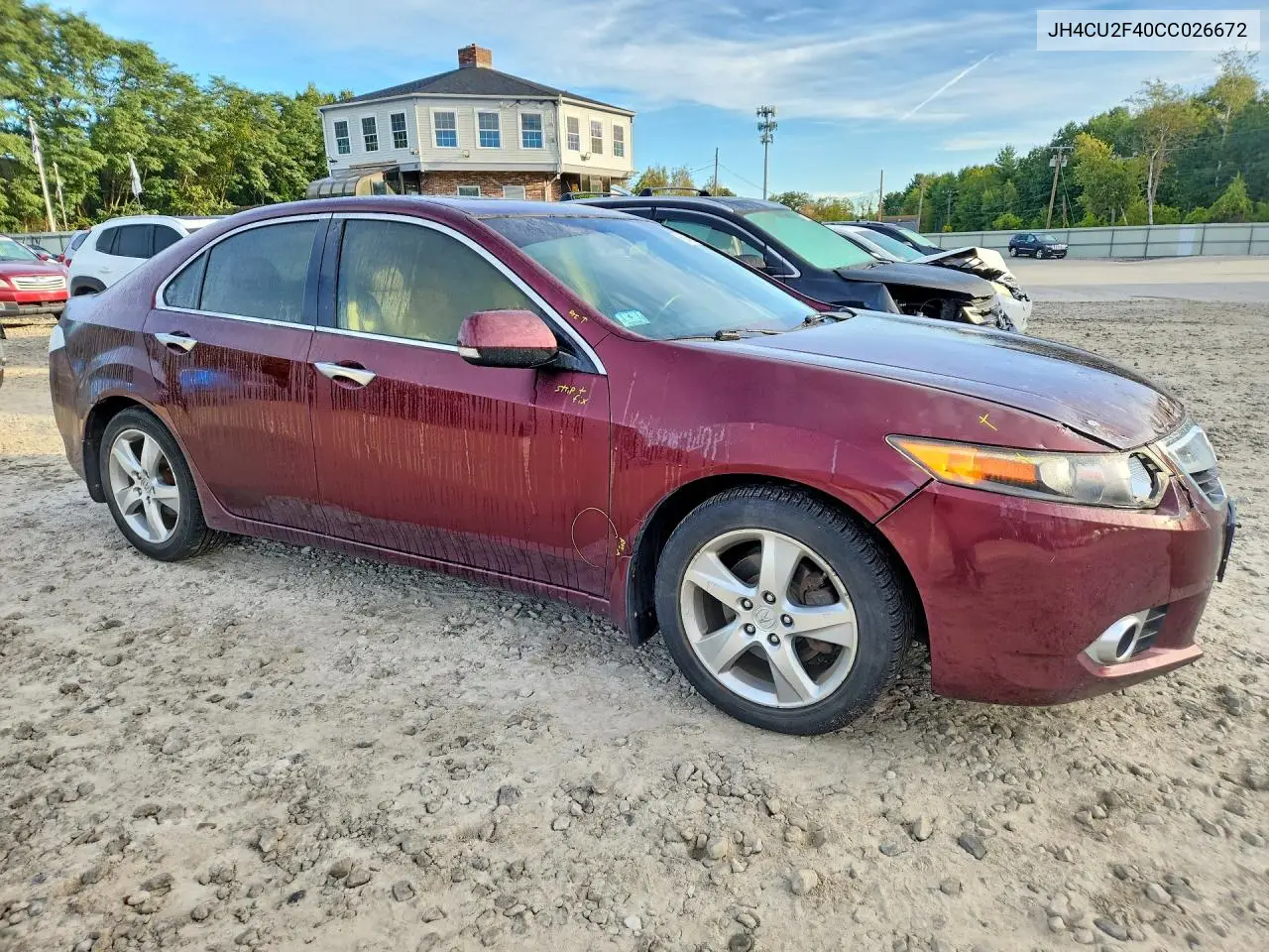 2012 ACURA TSX VIN JH4CU2F40CC026672 — фото 4