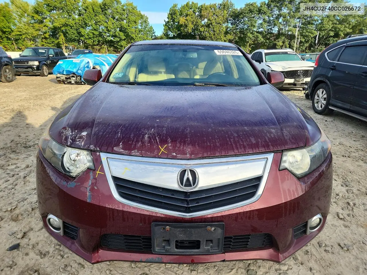 2012 ACURA TSX VIN JH4CU2F40CC026672 — фото 5