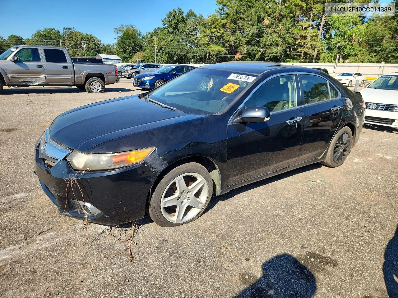 ACURA TSX 2012, VIN JH4CU2F40CC014389