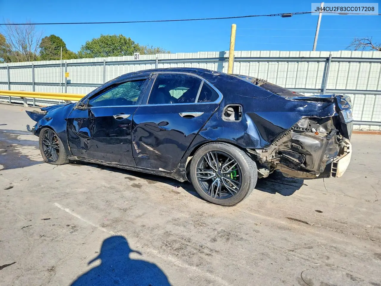 2012 ACURA TSX VIN JH4CU2F83CC017208 — фото 2