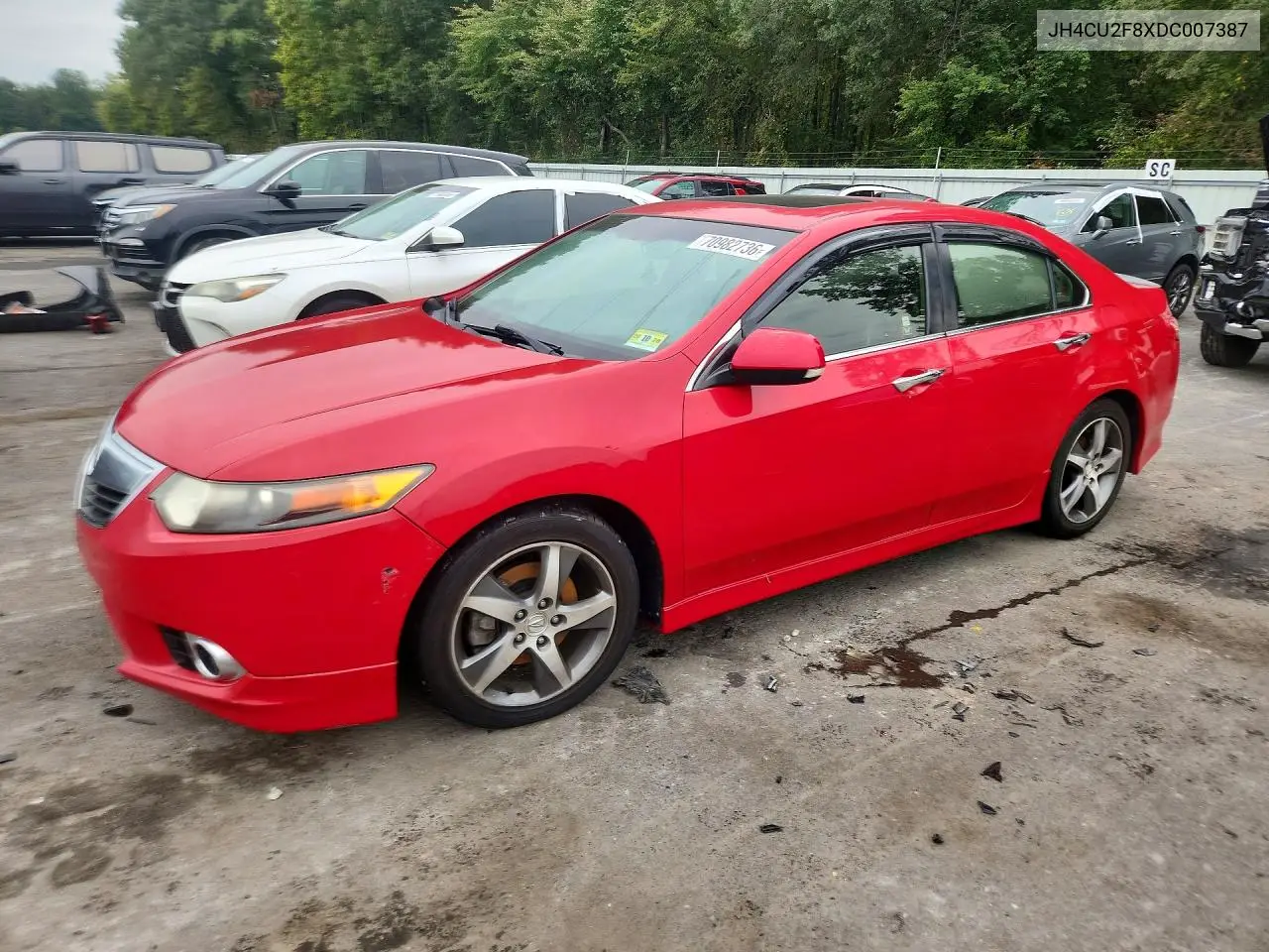 ACURA TSX 2013, VIN JH4CU2F8XDC007387